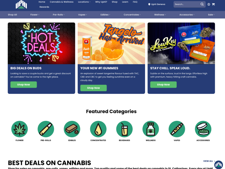uphi cannabis seo project